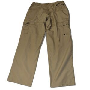 511 Tactical Pants Mens 36x30 Beige Double Knee Ripstop Combat Utility Durable